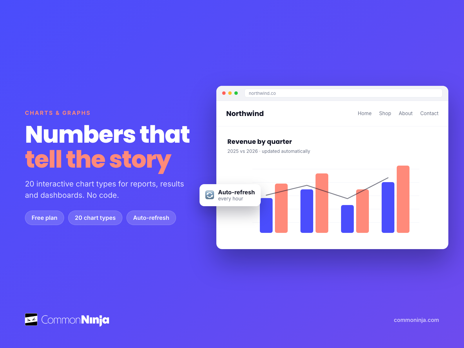Common Ninja Charts & Graphs screenshot 1