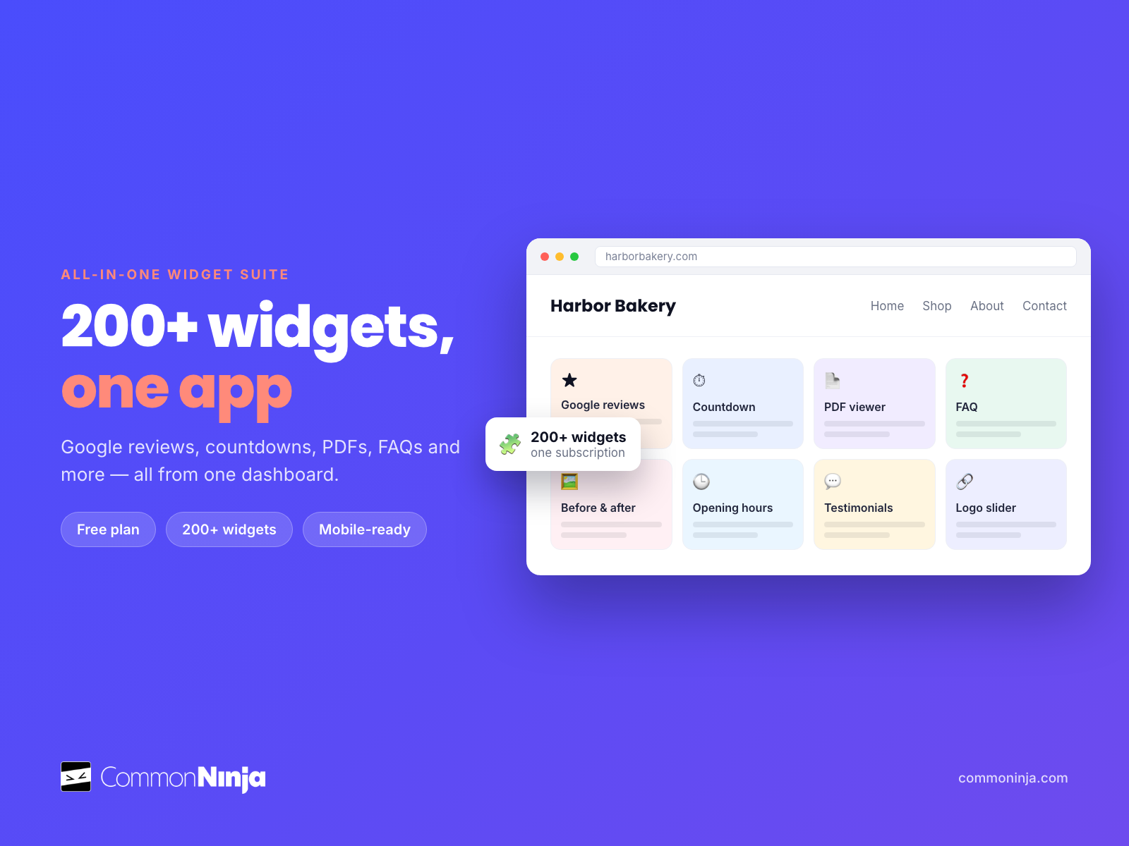 All-in-One Ninja Widget Suite screenshot 1