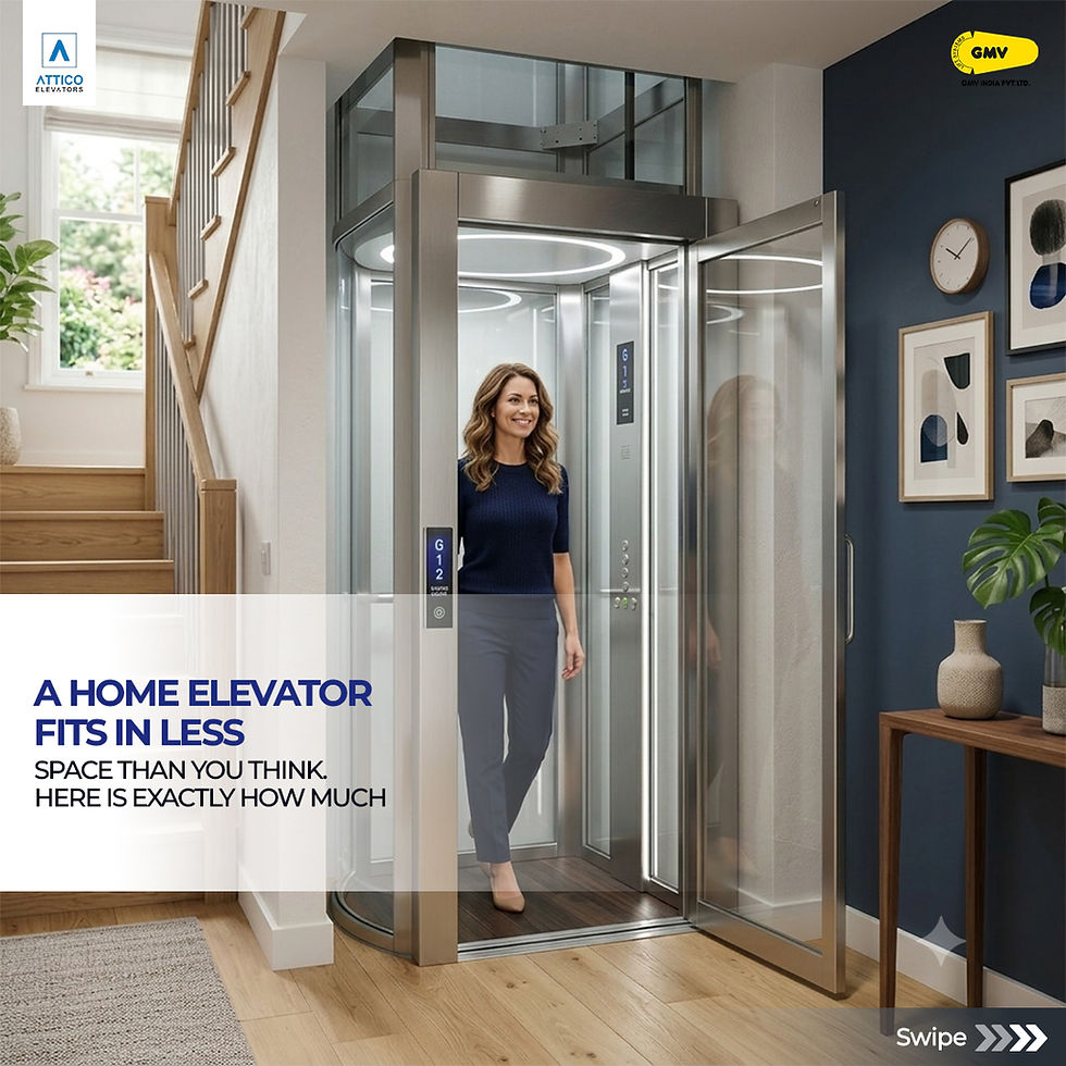 Home elevator installation space guide showing minimum shaft size, cabin dimensions, and planning tips for residential elevators.