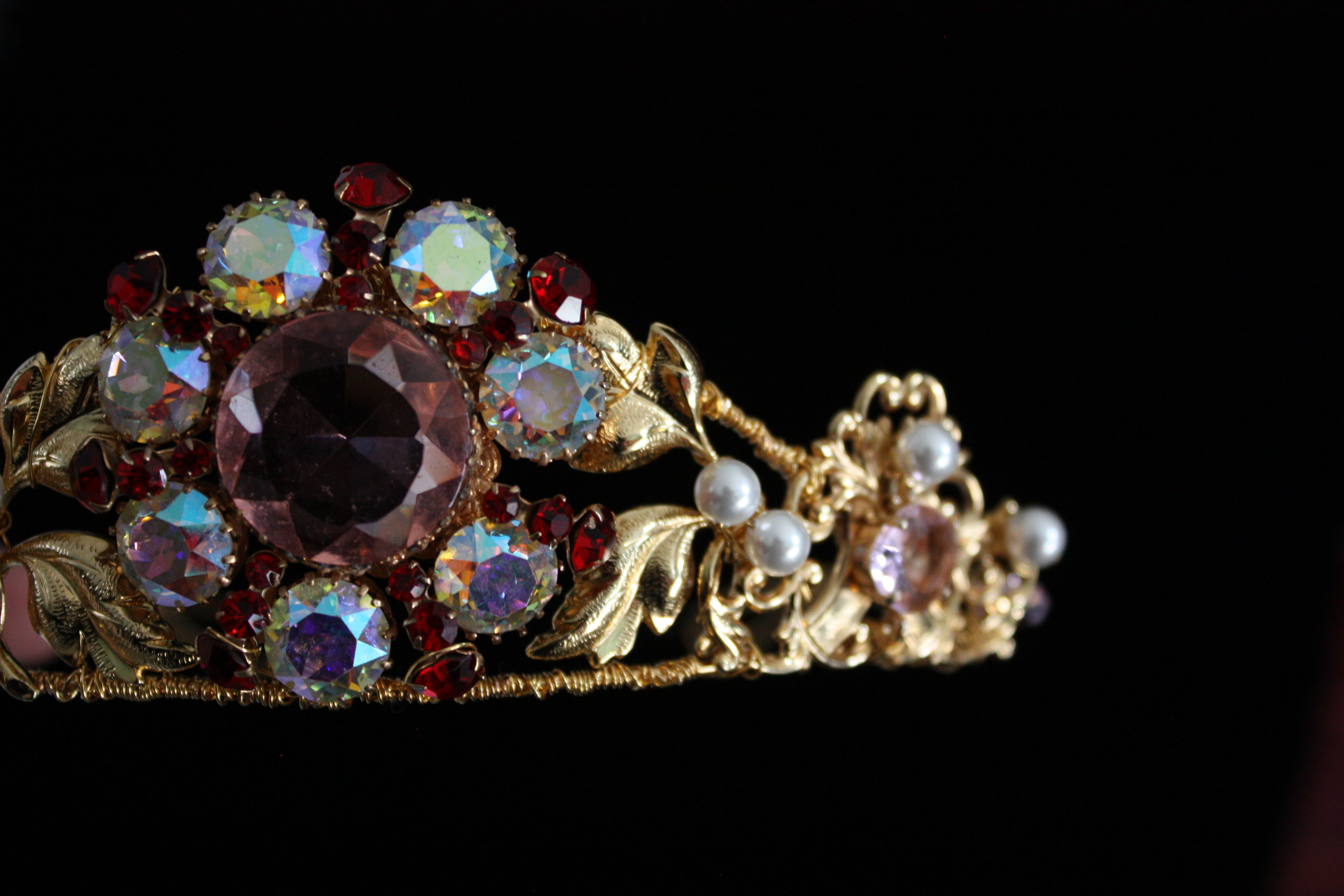 Colourful gemstone tiara