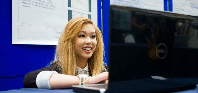Students at NCI showcase their projects to Tech and Industry leaders