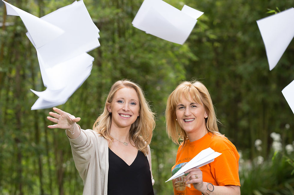 Jennifer Hughes, Director of Marketing, Clanwilliam Group and Jack & Jill specialist children’s nurse Caroline Thomas