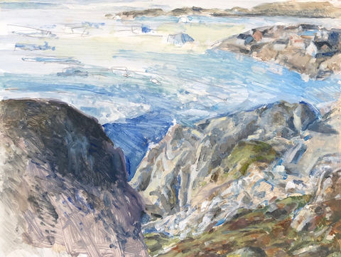 Marcia Clark. Near the Ice Fiord, oil on panel 9x12 inches.jpeg