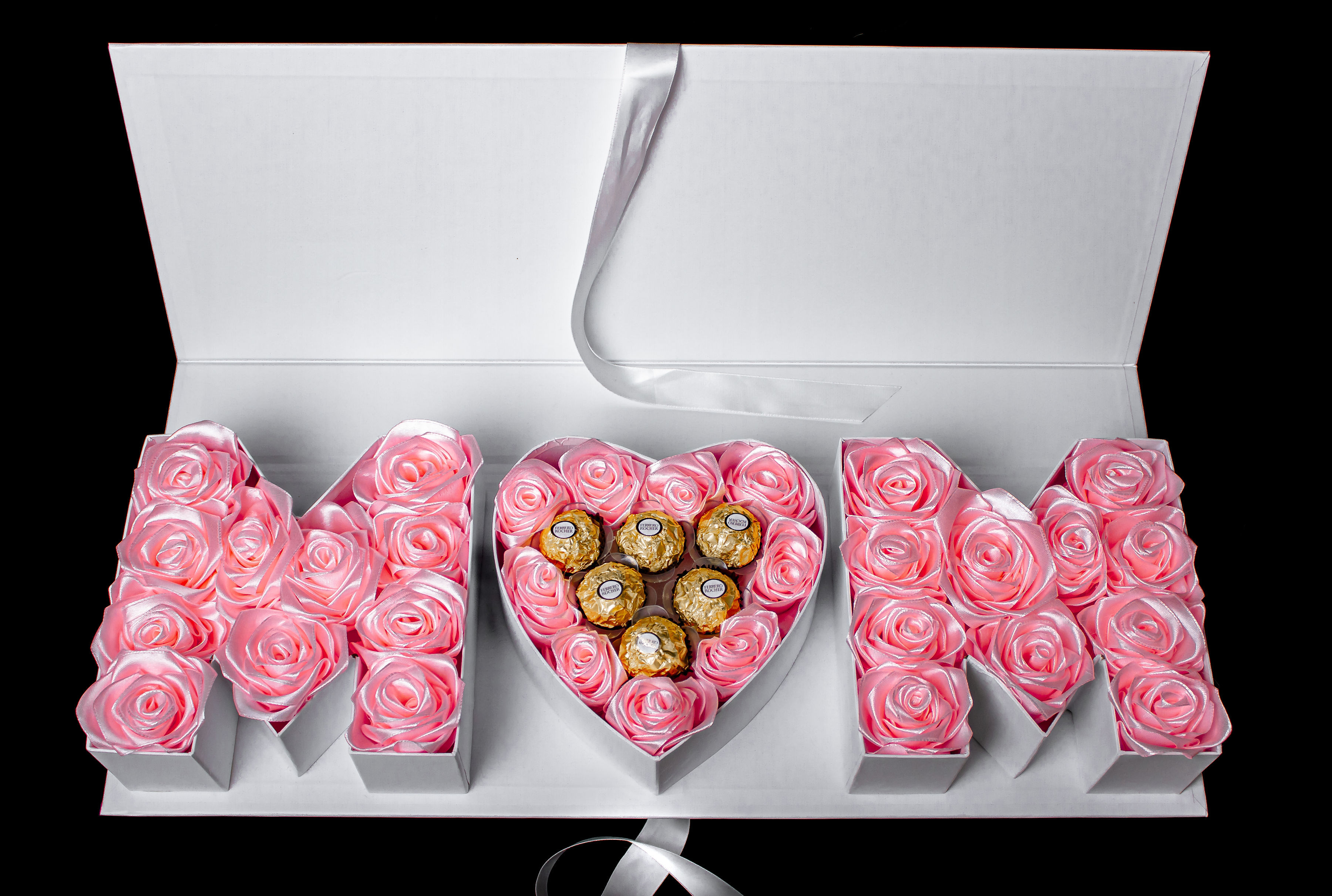 Mothers Day Satin Flower Box