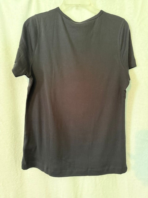 Thumbnail: NWT NuSport Women's Black Performance Athletic Short Sleeve Shirt Size XL