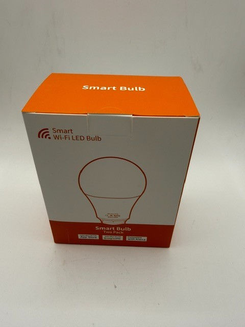 Thumbnail: Smart WiFi LED Light Bulb 2-Pack Alexa Google App Compatible Voice Control NEW