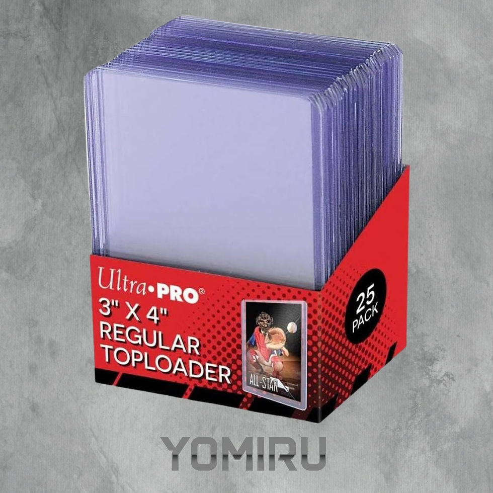 Ultra Pro – 25 x 3" x 4" Standard Toploader für Sammelkarten
