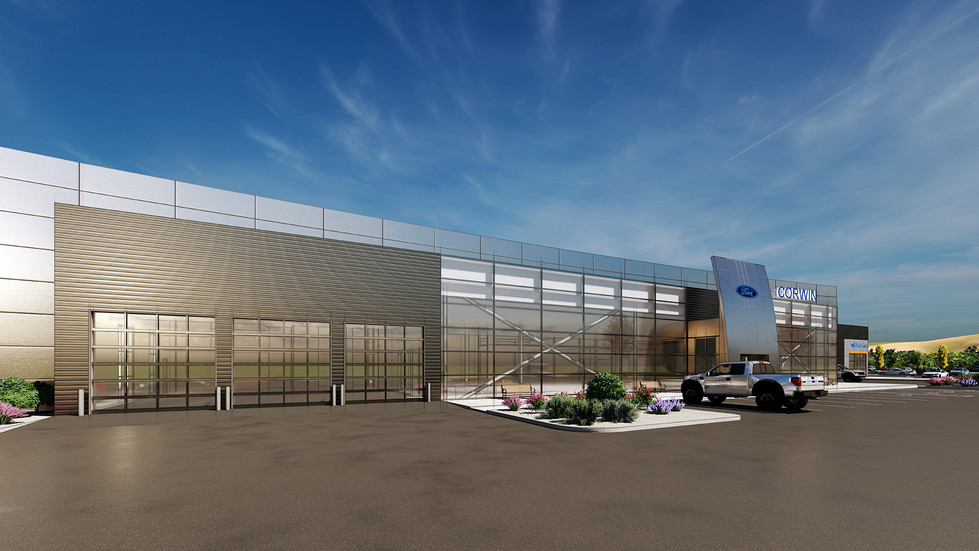 Corwin Ford Dealership Frame Architecture Interior Design