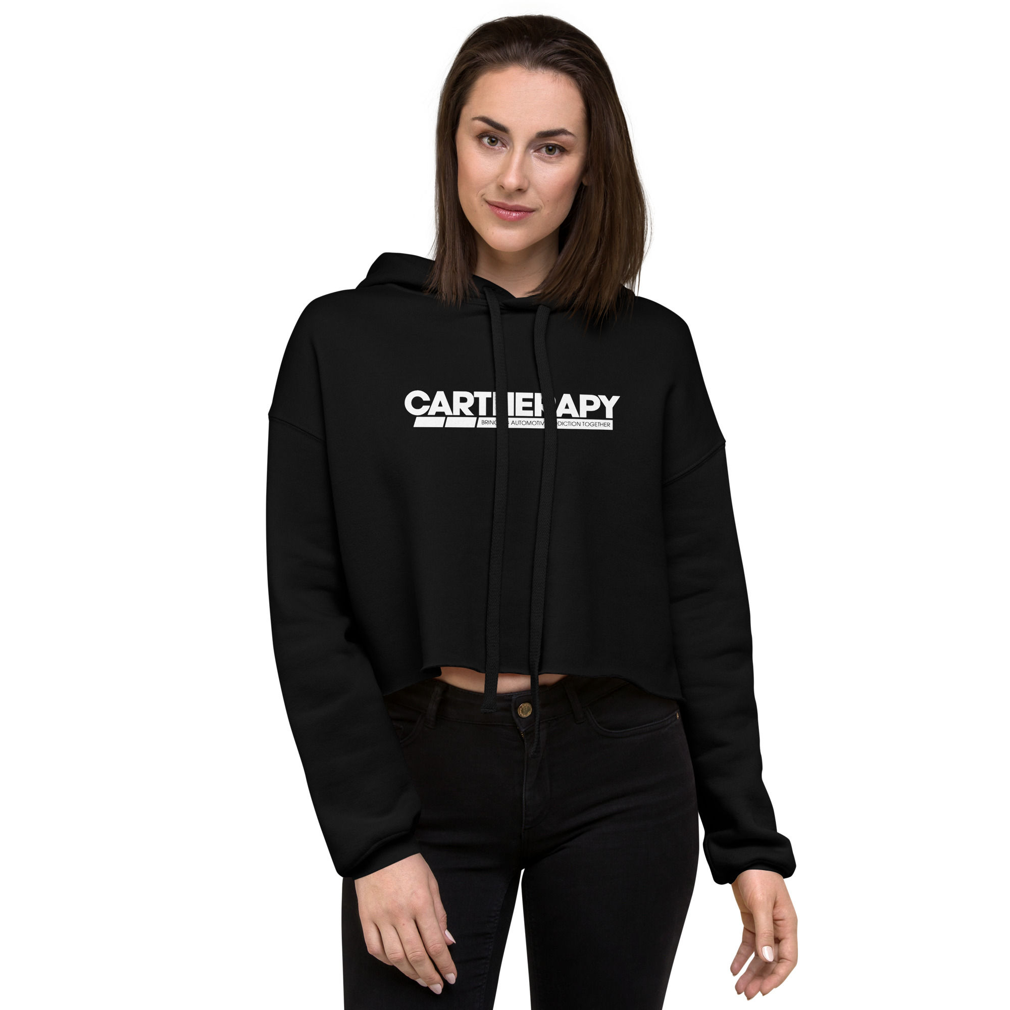 Cartherapy Cropped Hoodie