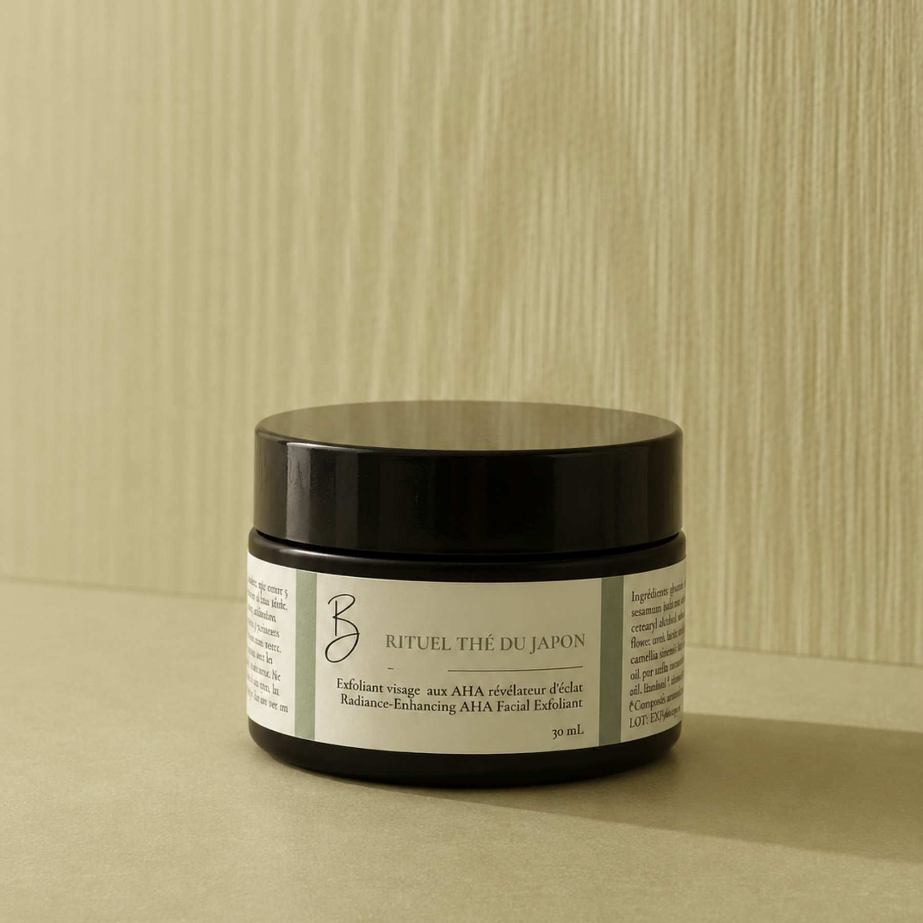exfoliant thé du japon