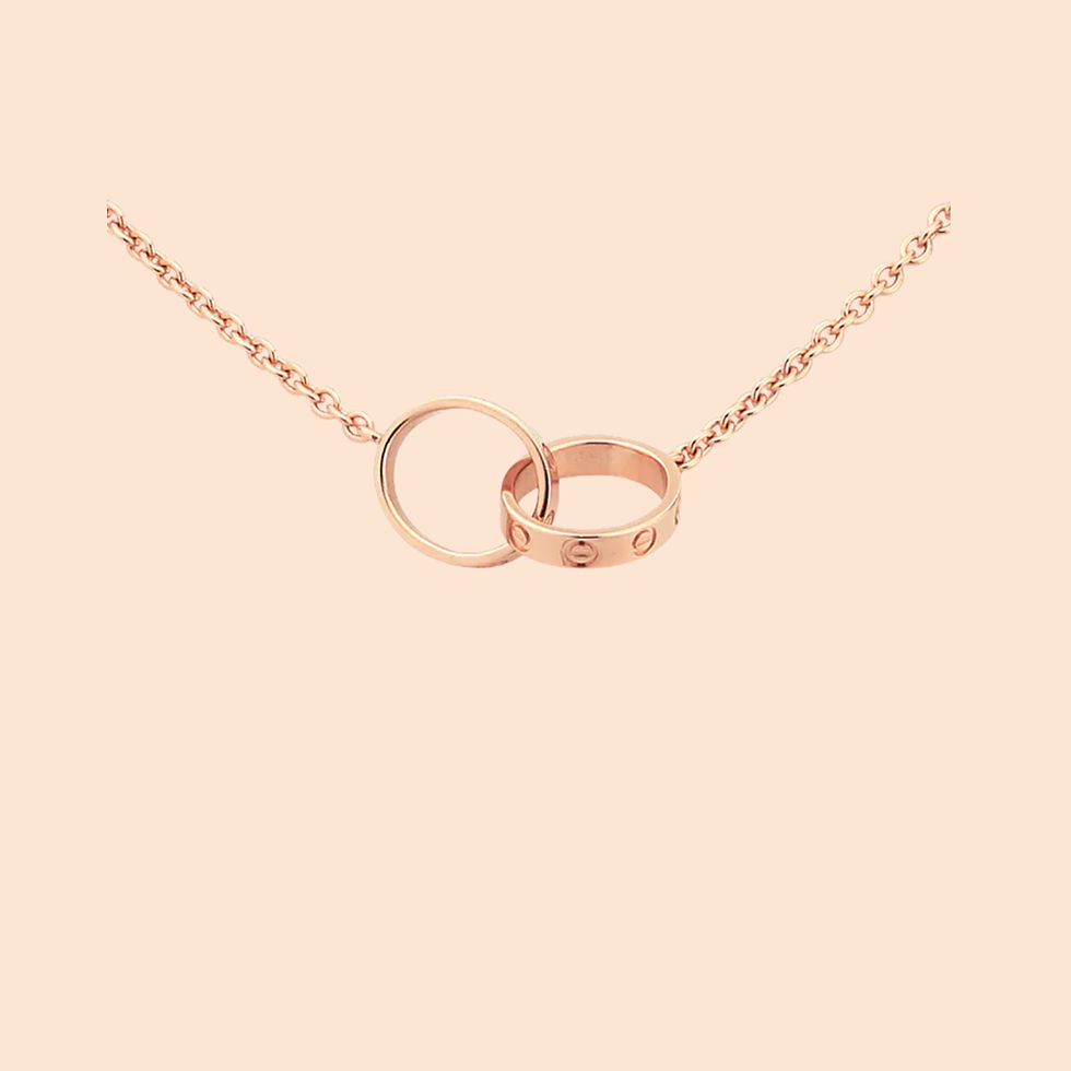 Thumbnail: Cartier Love Necklace: Yellow or Rose Gold