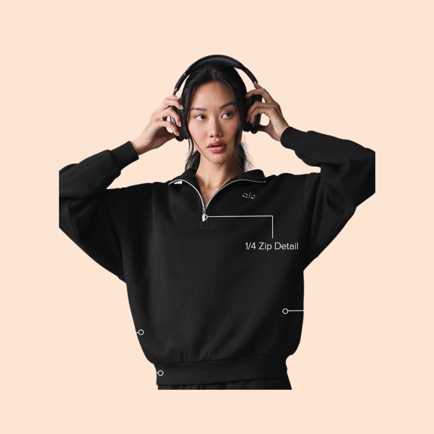 Alo Travel Set (Sweatshirt and Sweatpants)
