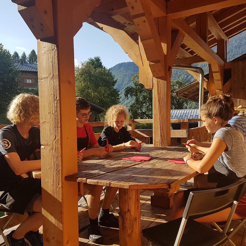 Balcony classroom
