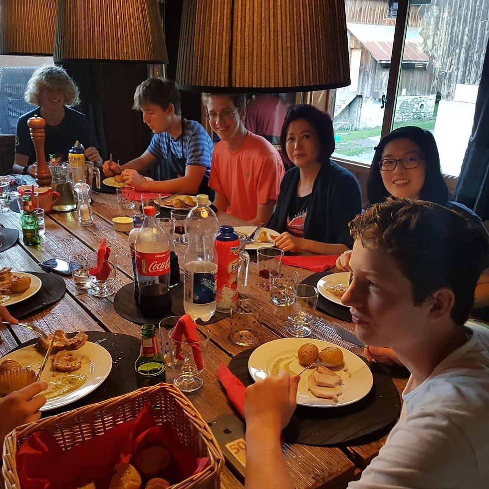 Dining together