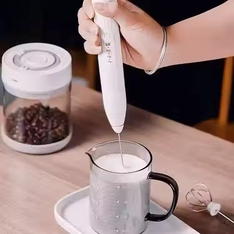 Miniatura: Mixer Batedor Misturador Mixer Elétrico Para Bebidas Leite Café Clara de Ovos En