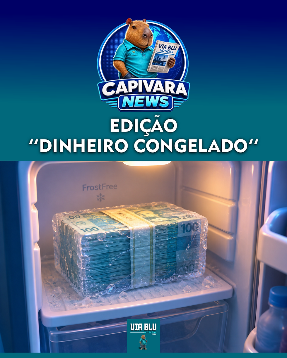 CAPIVARA NEWS: EDIÇÃO “DINHEIRO CONGELADO”