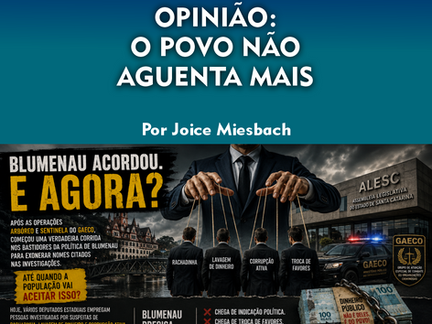 OPINIÃO: O POVO NÃO AGUENTA MAIS