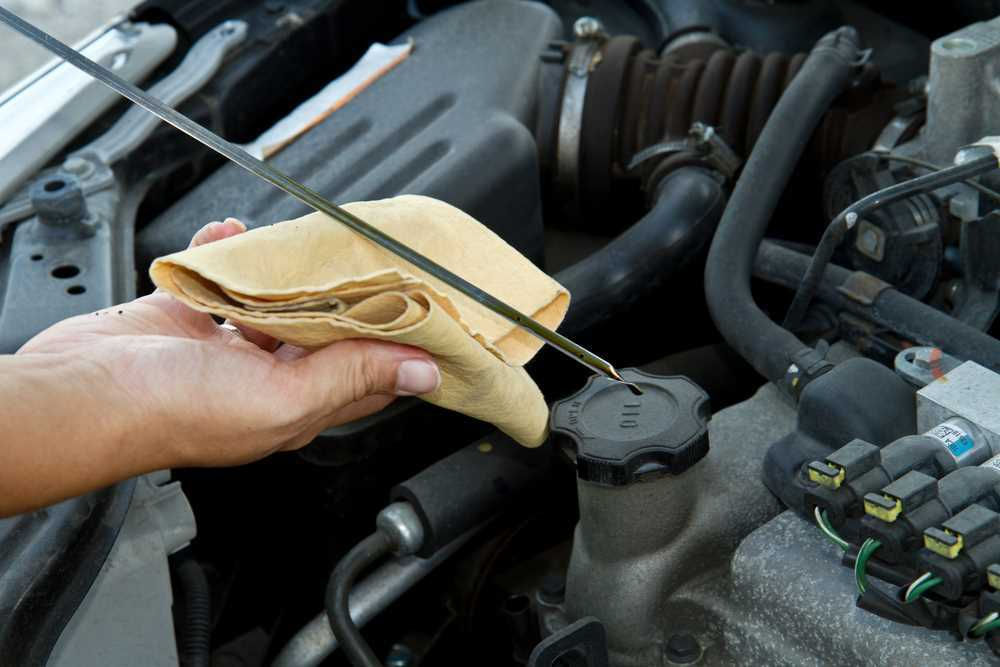 Oil level check пежо