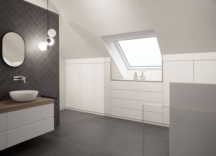 Dachausbau mit Einbauschränken