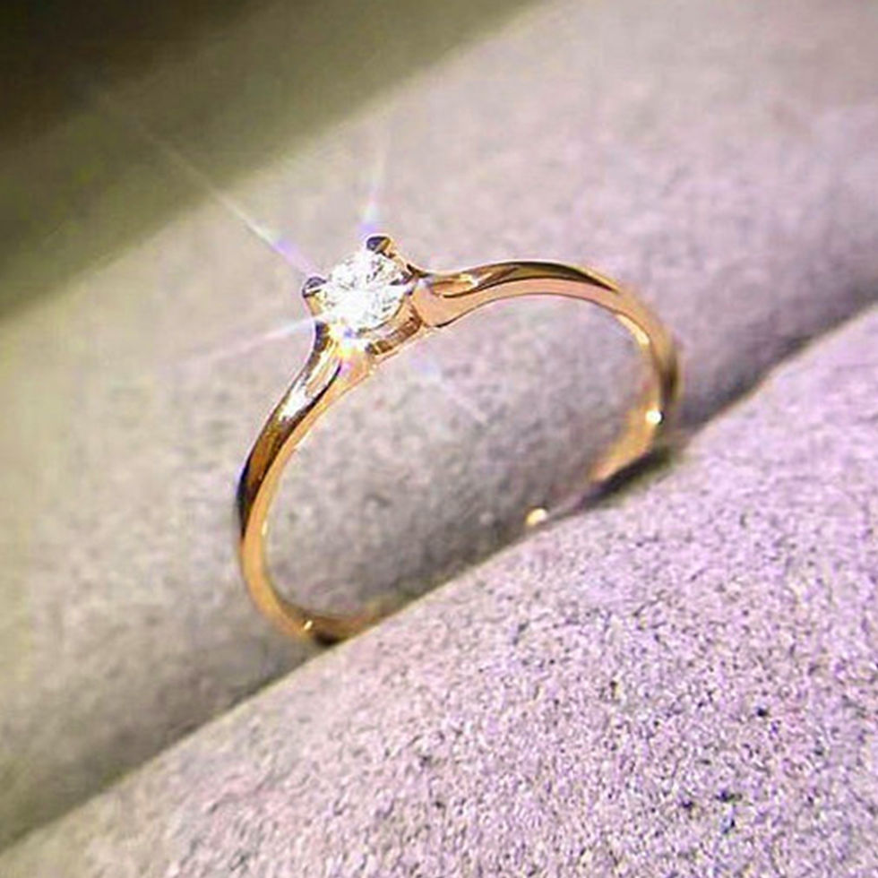 Thumbnail: Classic Solitaire Promise Ring