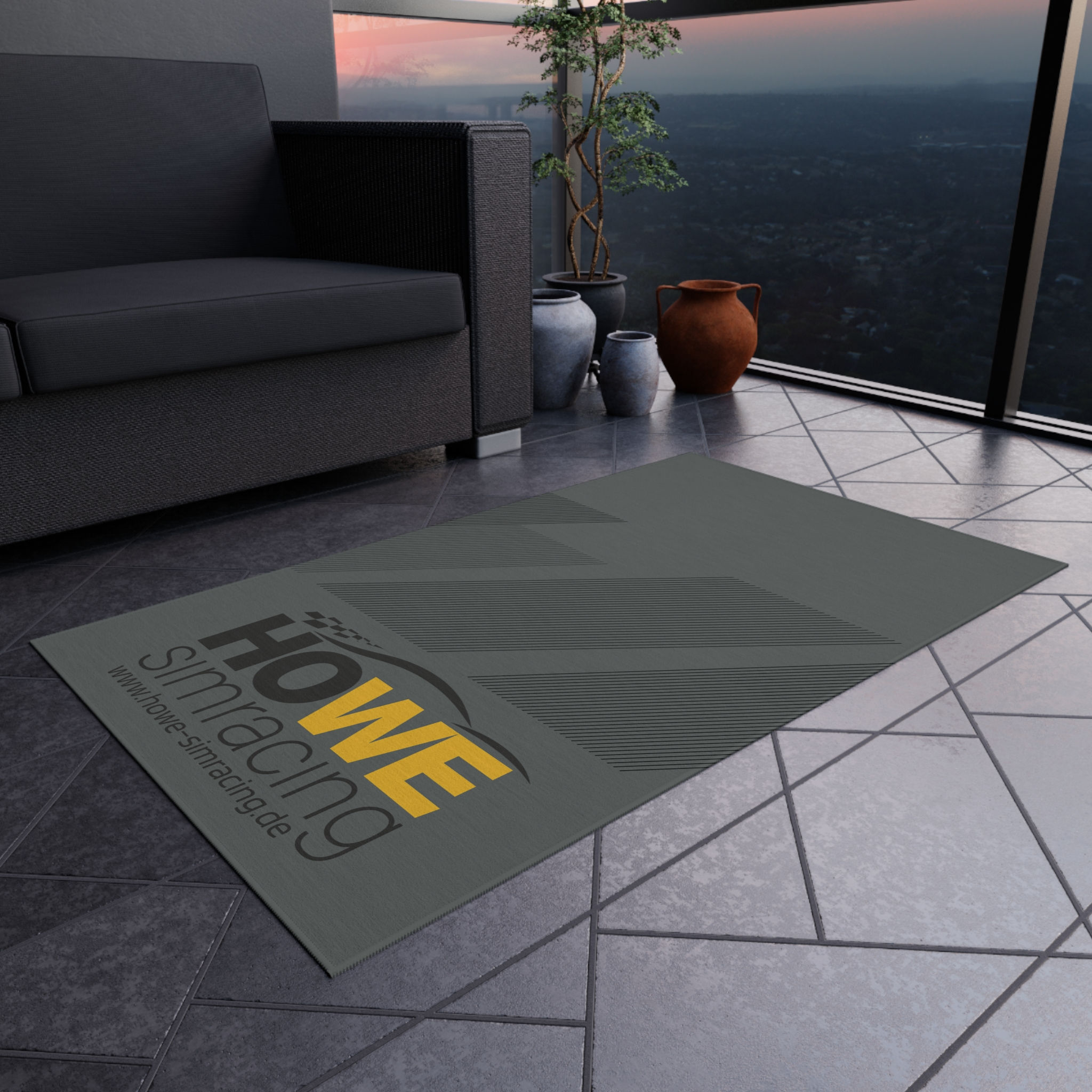 HOWE simracing - Teppich - Graphit
