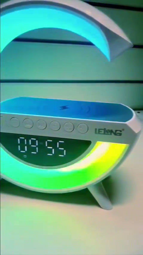 Miniatura: Radio reprodutor Luminária com Bluetooth e Carregamento por Indução LE-606