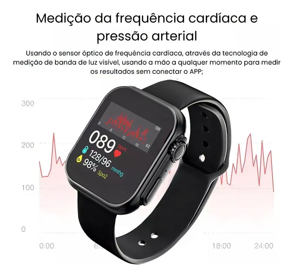 Miniatura: Smartwatch GL09 – Relógio Inteligente Bluetooth HiWatch Plus