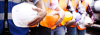 Quality engineers or construction teamwork.Safety PPE concern for engineering or building