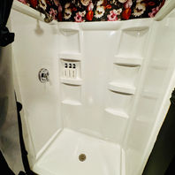 walk in shower