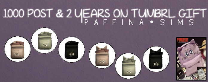 PAFFINA 1000POST&2 YEARS FOLLOWER GIFT