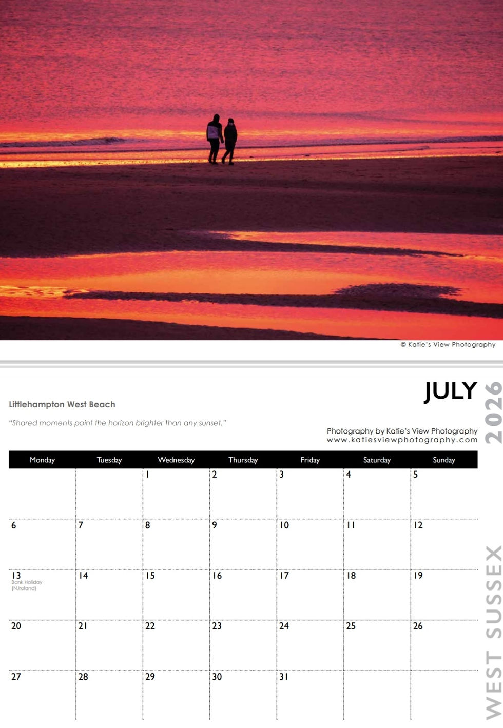 Thumbnail: WEST SUSSEX CALENDAR 2026