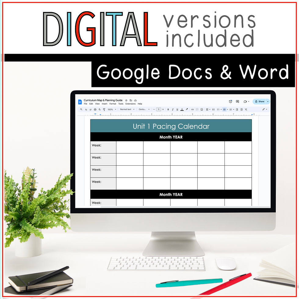 Thumbnail: Curriculum Maps & Planning Guide | Instructional Coaching