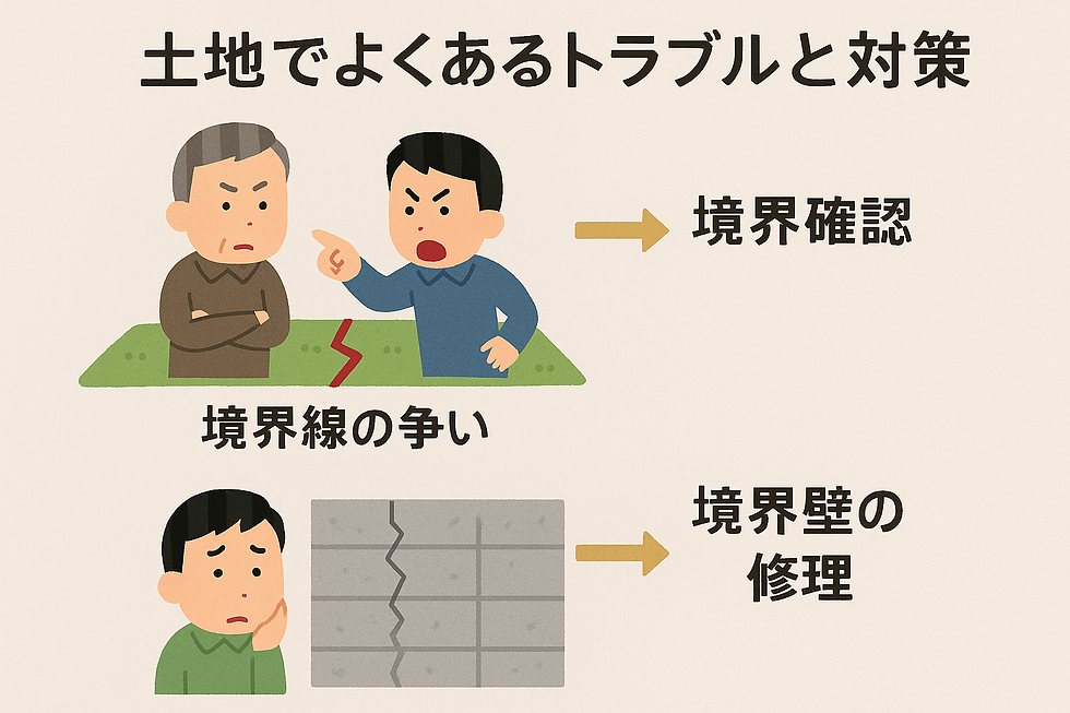 行橋市の土地でよくあるトラブルと対策