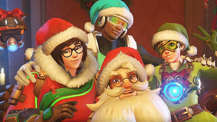 В популярной игре Overwatch нарядили елку!
