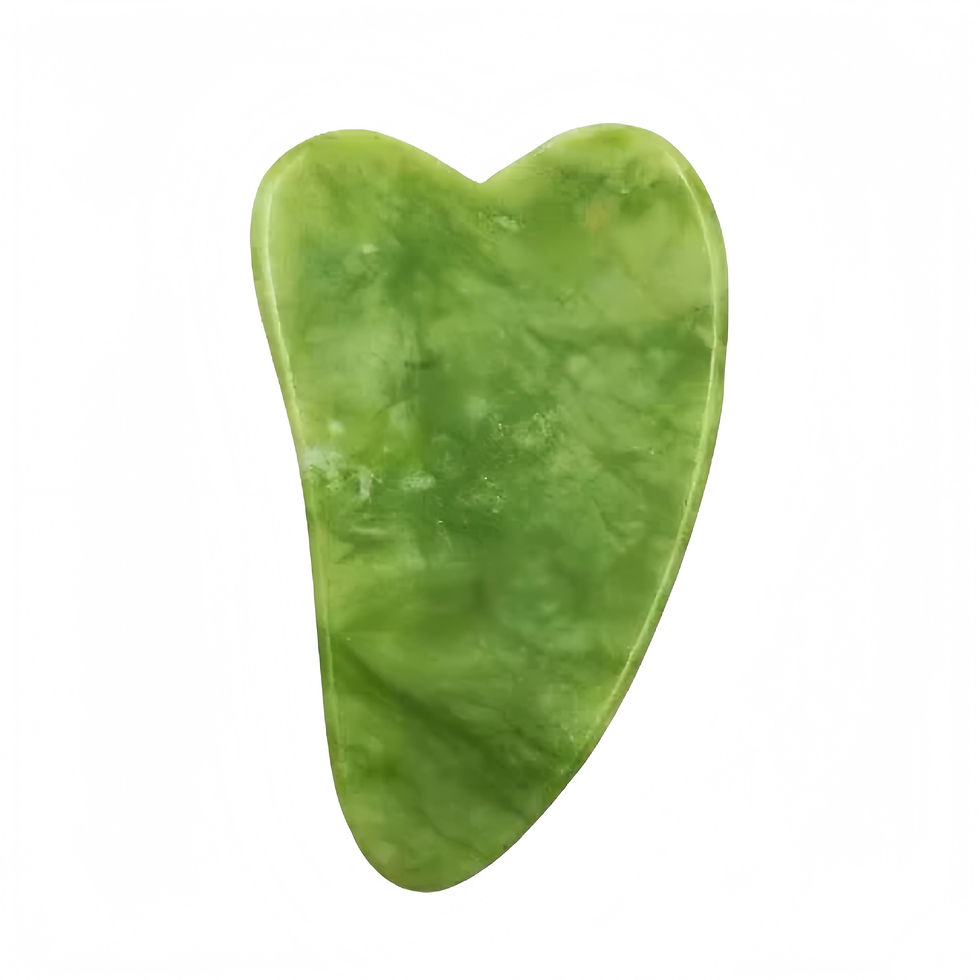 Miniatura: Natural jade roller massager, scraping board,foot massage roller,facial lifting