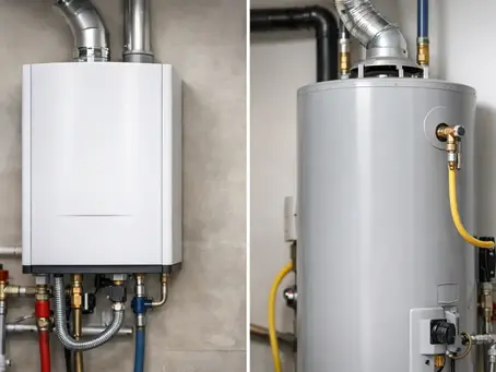 Tankless Versus Standard Water Heaters Compared