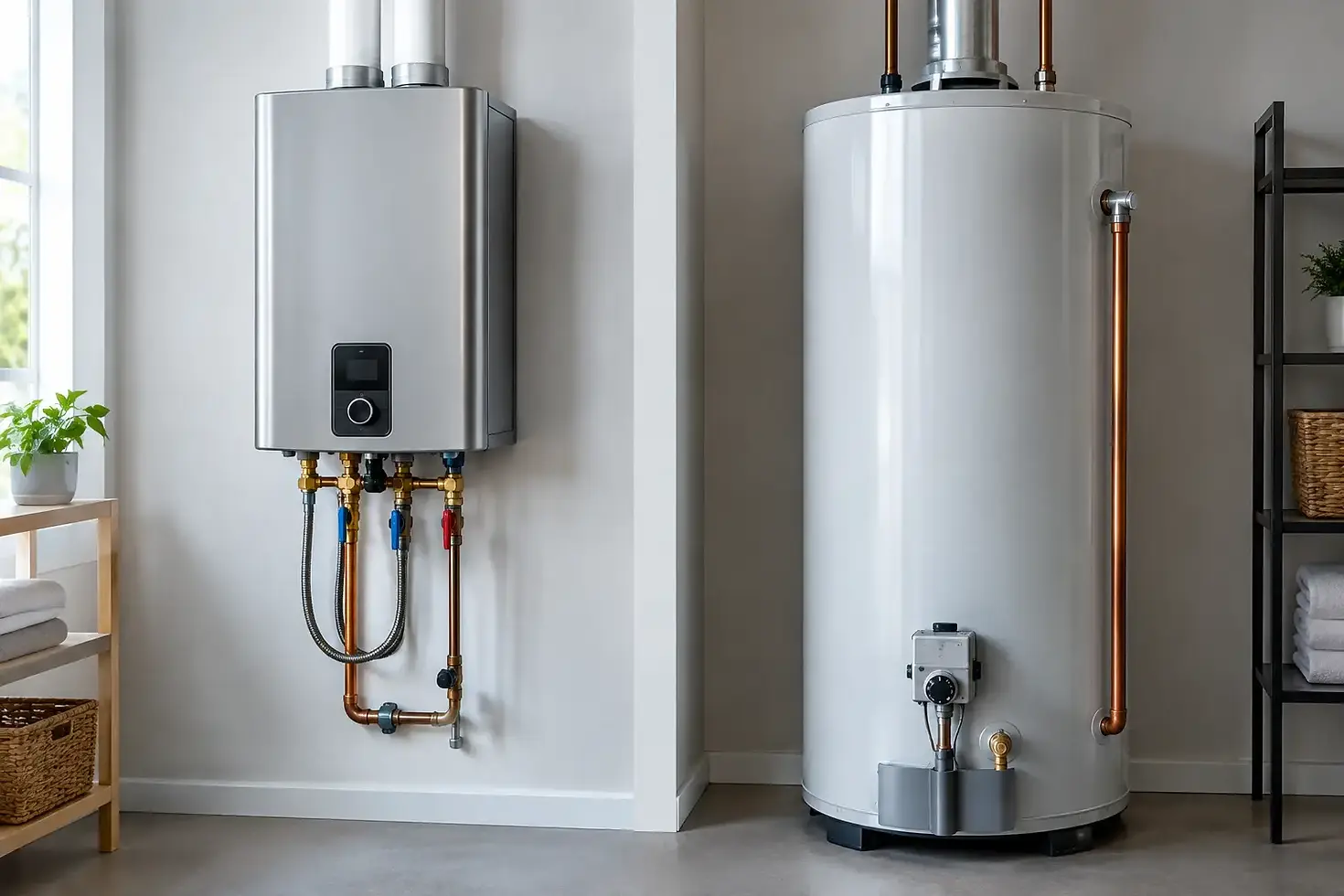 Tankless Versus Traditional Water Heaters
