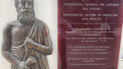 Ippocrate, il padre dell'esposoma. Dott. Domenico Pratico', MD, FCPP