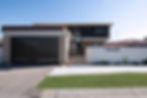 Exterior repaint and rendered facade of a modern two-storey Sydney home by McAskill Coatings