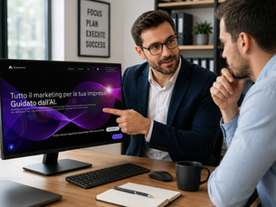 Un coach di SystemeAI dimostra un sistema online