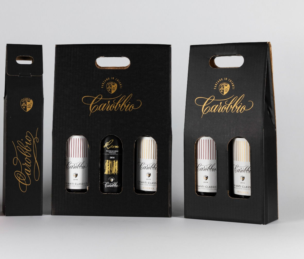 Classic Bottle Holder with Logo