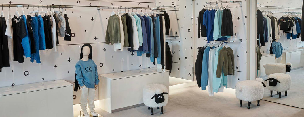 Retail wallpaper mural design and print.