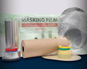 Technical tapes for aircraft, including. aluminium foil and masking tape.