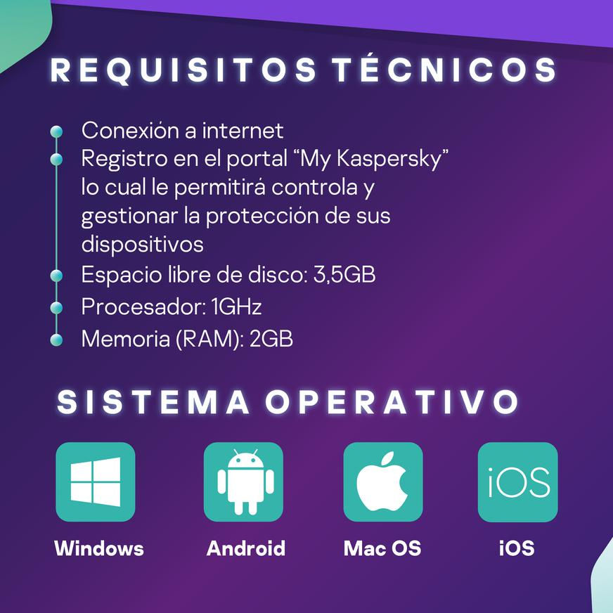 Miniatura: requisitos técnicos antivirus kaspersky premium