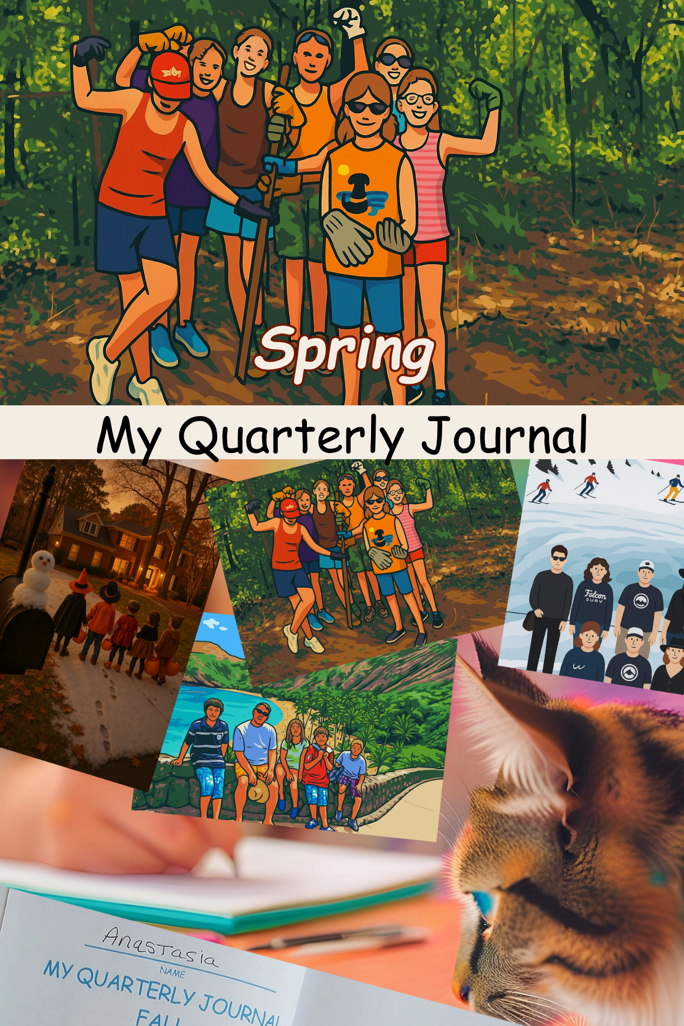 My Quarterly Journal - Spring: A DoryJean Publishing Series