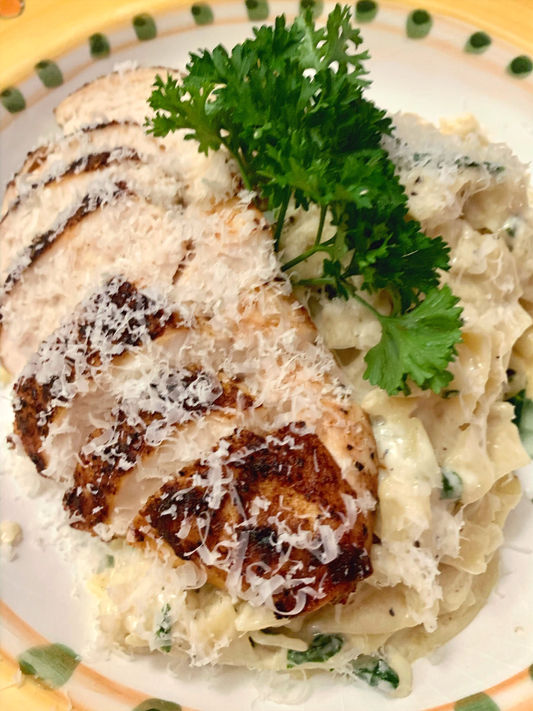 Blackened Chicken Alfredo