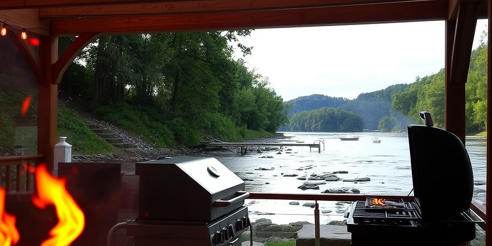 River side grilling