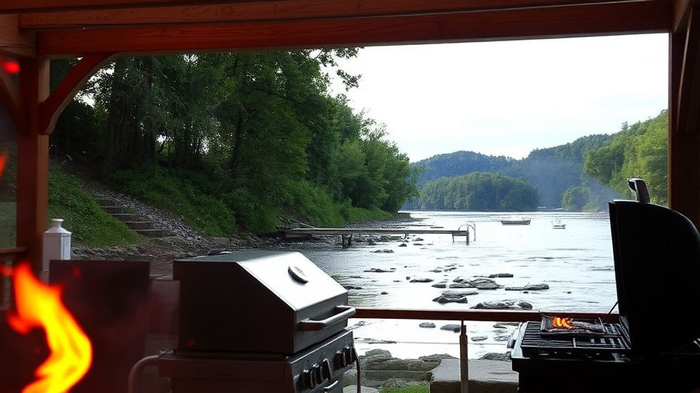 River side grilling