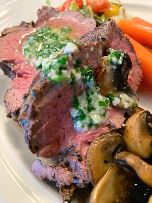 Dexter Beef Tenderloin W/ Garlic Parsley Butter