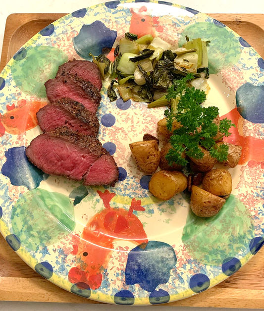 Coffee Crusted Dexter Sirloin Steak